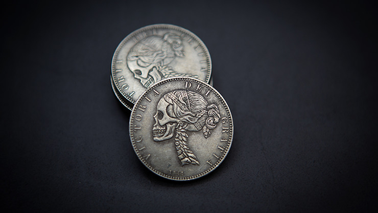 VICTORIA SKULL HEAD COIN by Men Zi Magic - Image 3