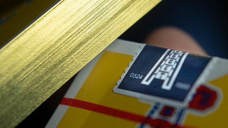 Gilded Vintage Feel Jerry's Nuggets, Yellow Playing Cards - Image 5