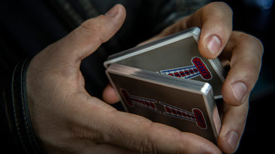 Gilded Vintage Feel Jerry's Nuggets, Steel Playing Cards - Image 3
