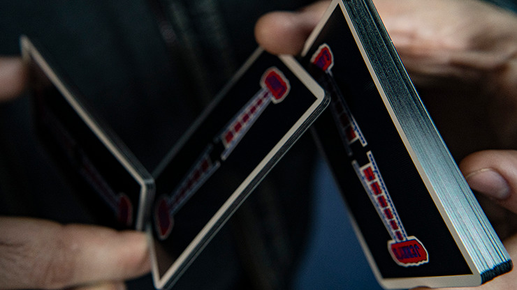 Gilded Vintage Feel Jerry's Nuggets, Black Playing Cards - Image 5