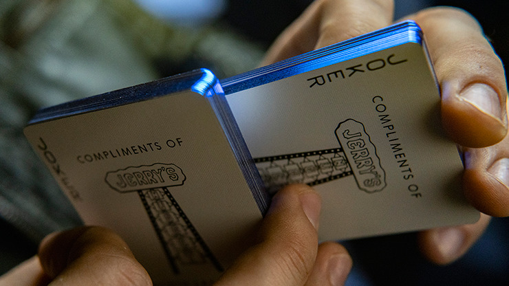 Gilded Vintage Feel Jerry's Nuggets, Blue Playing Cards - Image 5