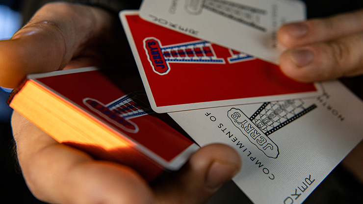 Gilded Vintage Feel Jerry's Nuggets, Red Playing Cards - Image 5
