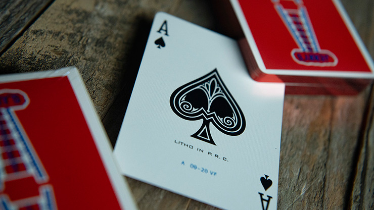 Gilded Vintage Feel Jerry's Nuggets, Red Playing Cards - Image 6