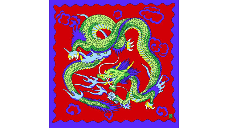 Rice Picture Silk 18 inch, Imperial Dragon by Silk King Studios