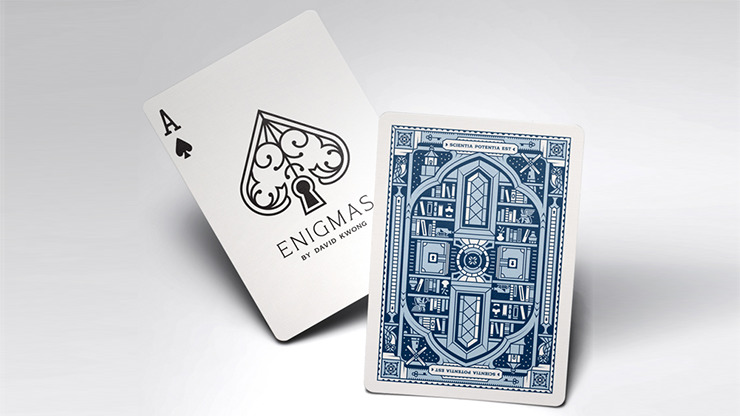 ENIGMAS Puzzle Hunt, Blue Playing Cards - Image 2