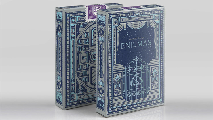 ENIGMAS Puzzle Hunt, Blue Playing Cards