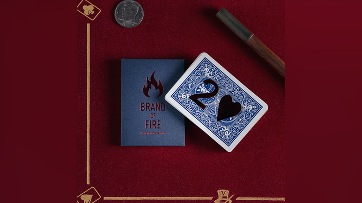 BRAND OF FIRE / BLUE, Gimmicks and Online Instructions by Federico Poeymiro