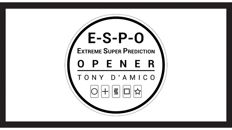 E.S.P.O., Gimmicks and Online Instructions by Tony D'Maico and Luca Volpe