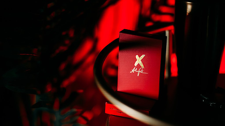 X Deck, Red Signature Edition Playing Cards by Alex Pandrea