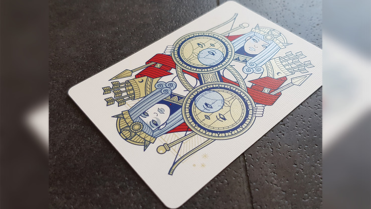 Pantheon Azure Playing Cards by Giovanni Meroni - Image 3