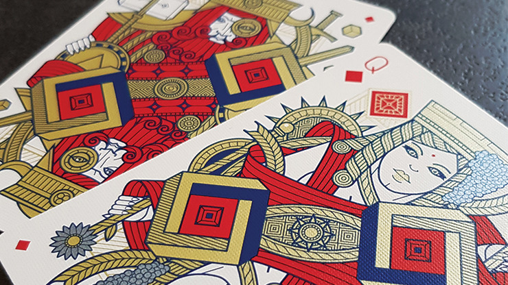 Pantheon Azure Playing Cards by Giovanni Meroni - Image 5