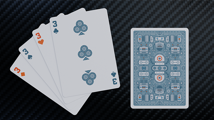 Bicycle Robot Playing Cards, Factory Edition - Image 2