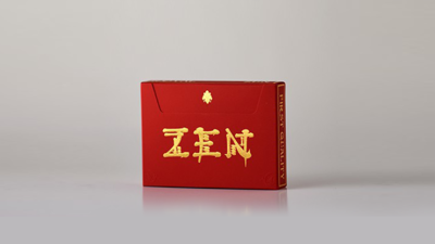 Royal Zen, RED/GOLD Playing Cards by Expert Playing Cards
