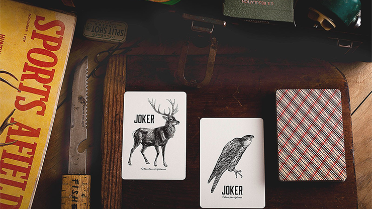 Vintage Plaid, Arizona Red Playing Cards by Dan and Dave - Image 4