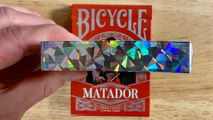 Bicycle Matador, Red Gilded Playing Cards