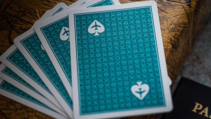 Lounge Edition in Terminal Teal by Jetsetter Playing Cards - Image 6