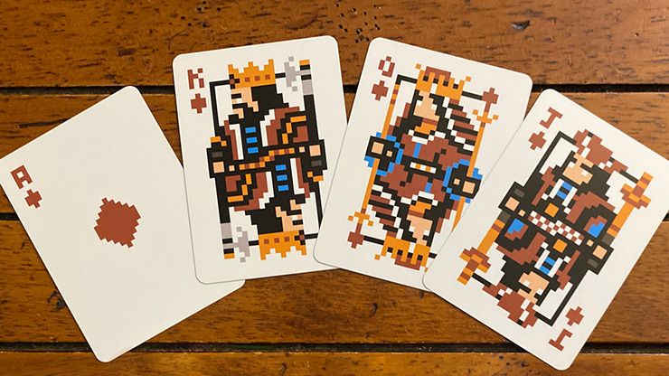 8 Bit Red Playing Cards - Image 2