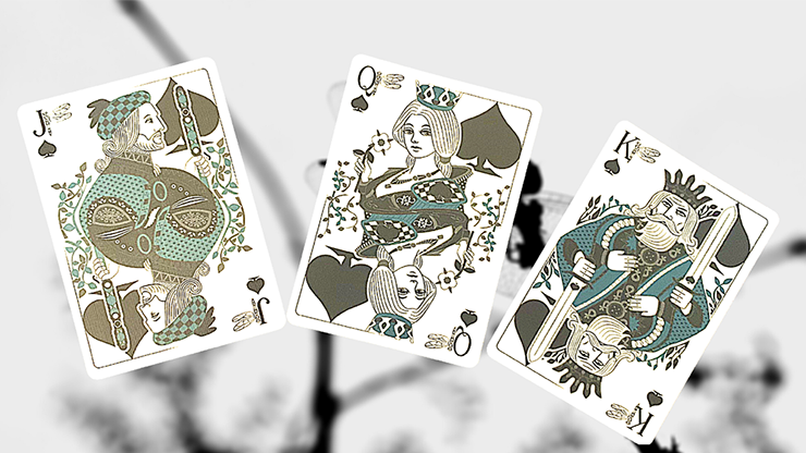 Bicycle Dragonfly, Tan Playing Cards - Image 3