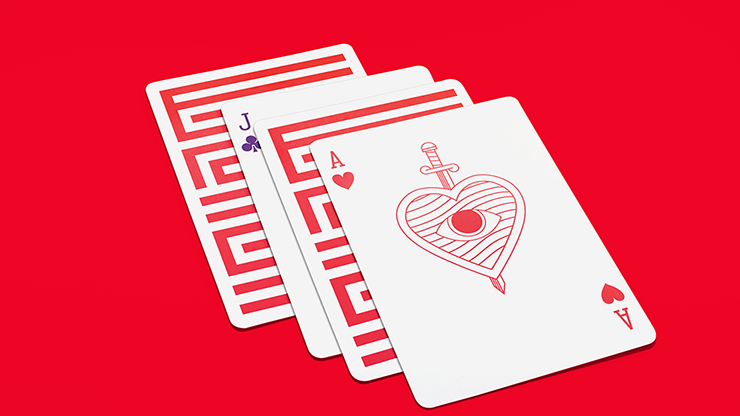 Red Enigma Playing Cards - Image 4
