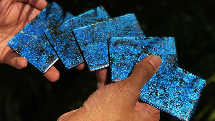 Stardust - Retro Trainers, Blue Flake by Magic Encarta