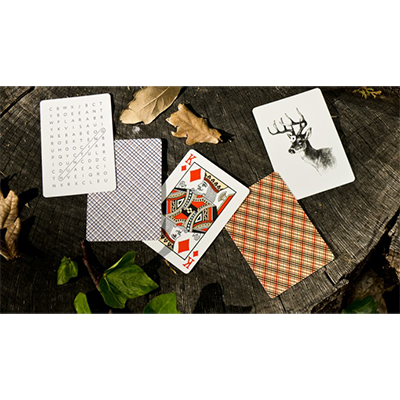 Vintage Plaid Playing Cards, California Blue by Dan and Dave Buck - Image 3