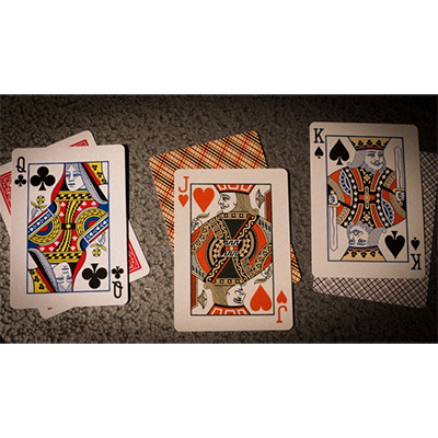 Vintage Plaid Playing Cards, California Blue by Dan and Dave Buck - Image 5