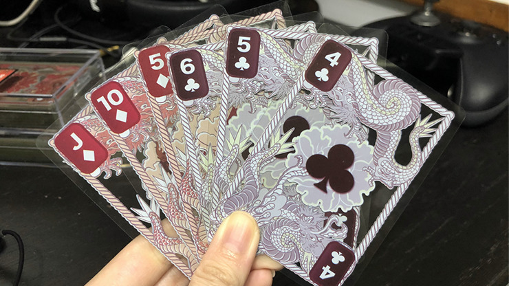 Dragon Transparent Playing Cards, Mighty Black - Image 3