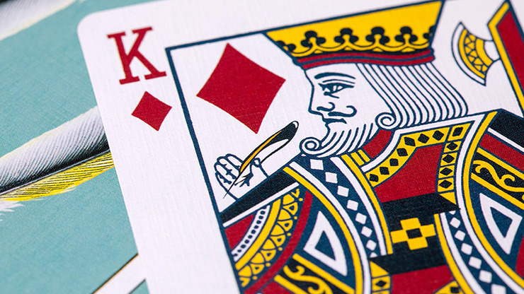 Feather Deck: Goldfinch Edition, Teal by Joshua Jay - Image 2