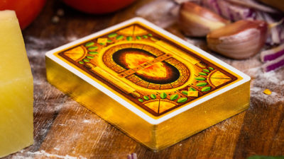 The Royal Pizza Palace, Gilded Playing Cards Set by Riffle Shuffle - Image 2