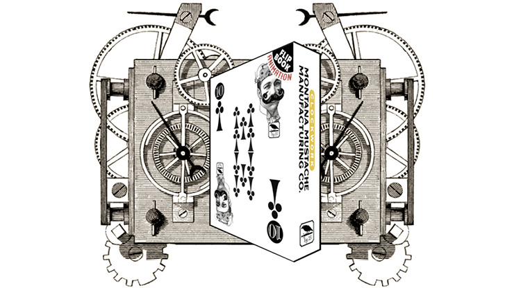 Clockwork: Montana Mustache Manufacturing Co. Playing Cards by fig 23 - Image 5