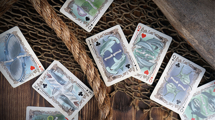 Sea Creatures Deck, Colorized Playing Cards - Image 3