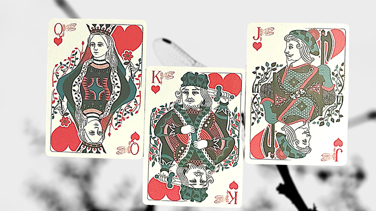 Gilded Bicycle Dragonfly, Teal Playing Cards - Image 2