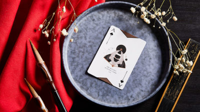 Oriental Memory Black playing Cards - Image 4