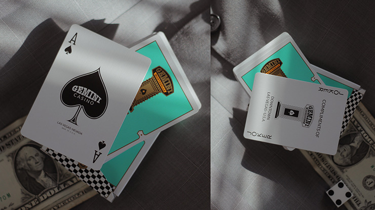 Gemini Casino Turquoise Playing Cards by Gemini - Image 4