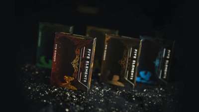 Five Elements Playing Cards Wooden Collection Set with 5 Dice by TCC - Image 4