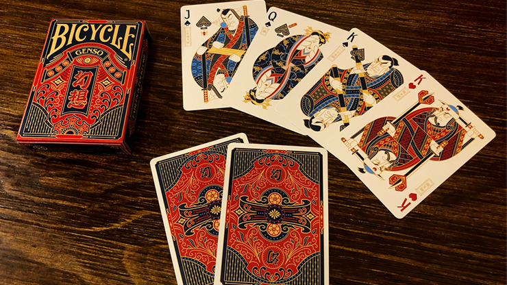 Bicycle Genso Blue Playing Cards by Card Experiment - Image 3
