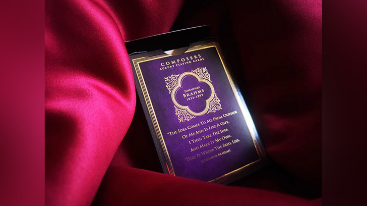 Johannes Brahms, Composers Playing Cards - Image 2