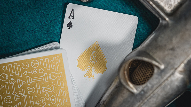 Gold ICON Playing Cards by Riffle Shuffle - Image 2