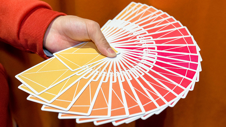 Flexible Gradients Orange Playing Cards by TCC - Image 2