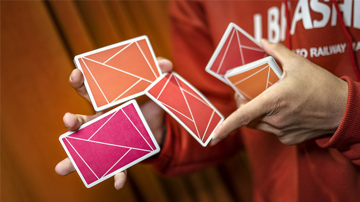 Flexible Gradients Orange Playing Cards by TCC - Image 4