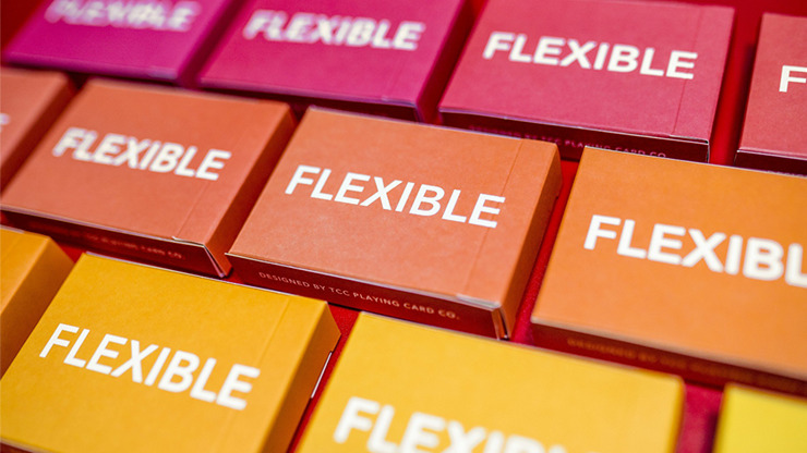 Flexible Gradients Orange Playing Cards by TCC