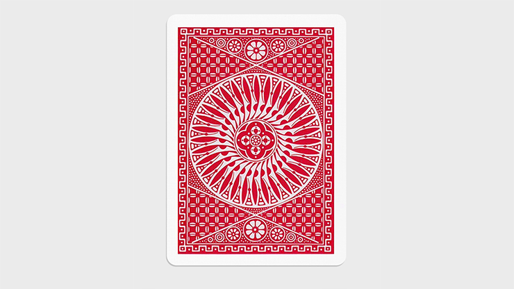 Tally Ho Circle Back Gaff Pack Red, 6 Cards by The Hanrahan Gaff Company