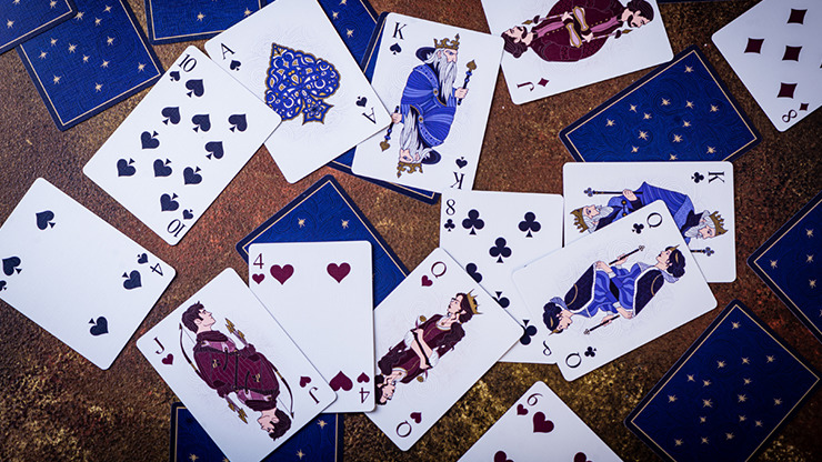 Elephant Playing Cards, Starry Night - Image 2