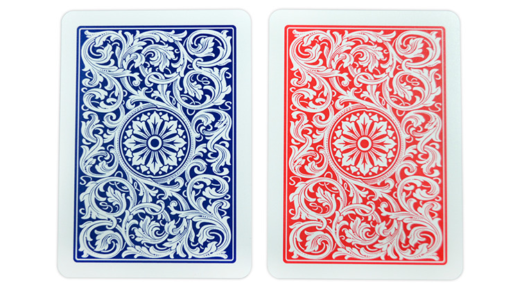 Copag 1546 Plastic Playing Cards Poker Size Regular Index Red and Blue Double-Deck Set - Image 2