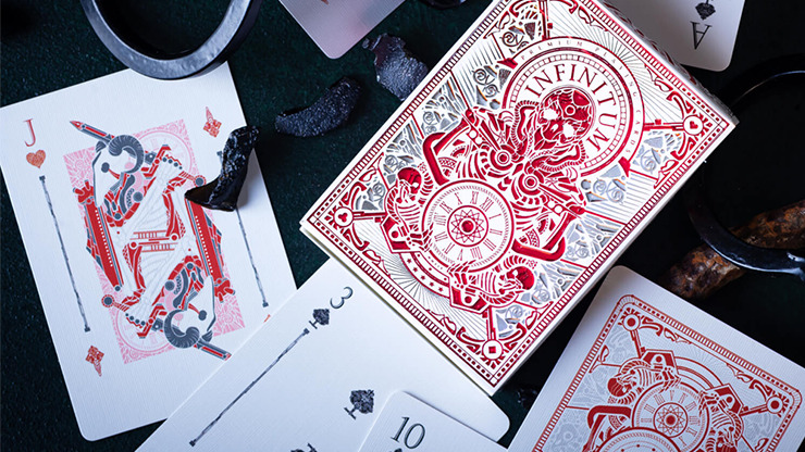 INFINITUM, Ghost White Playing Cards - Image 2