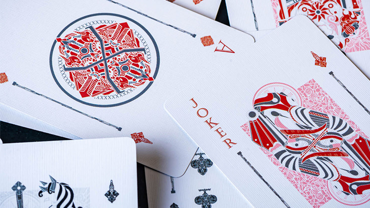 INFINITUM, Ghost White Playing Cards - Image 6