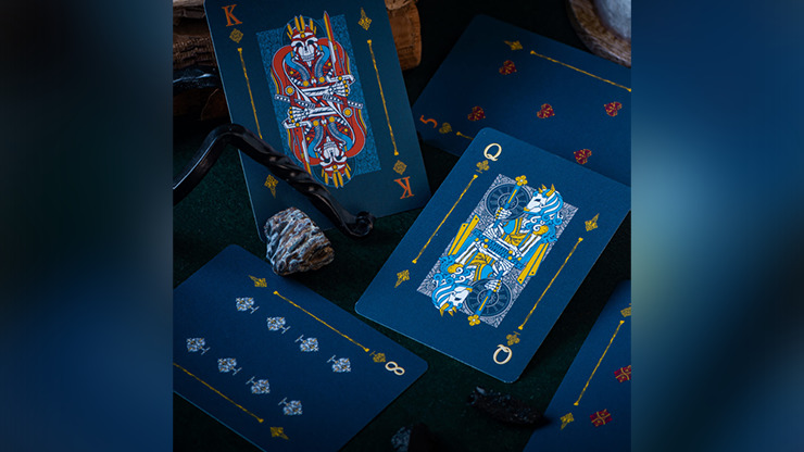 INFINITUM, Royal Blue Playing Cards - Image 4