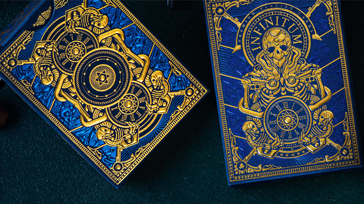 INFINITUM, Royal Blue Playing Cards - Image 6