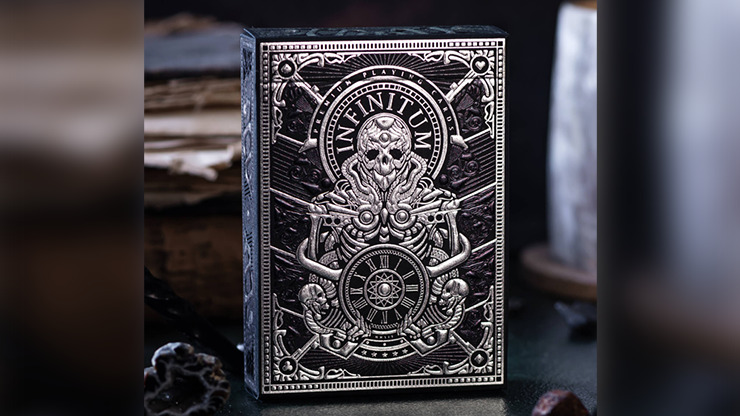 INFINITUM, Midnight Black Playing Cards