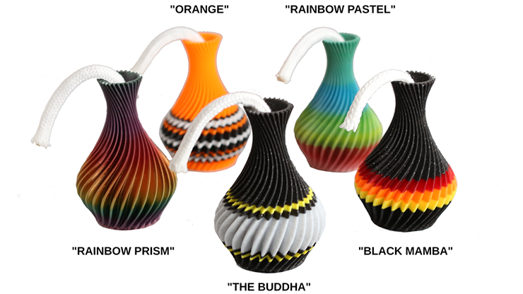 The American Prayer Vase Genie Bottle RAINBOW PASTEL by Big Guys Magic - Image 6